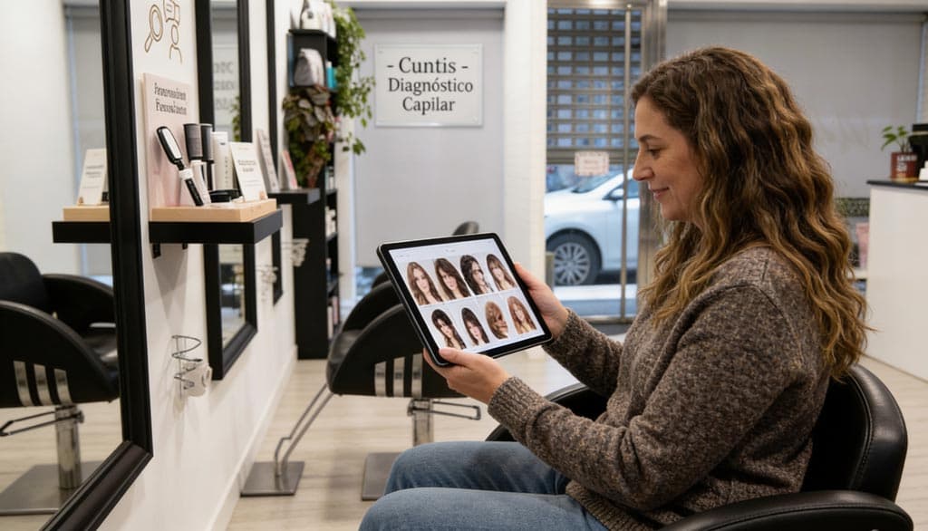 Mechas balayage en Cuntis
